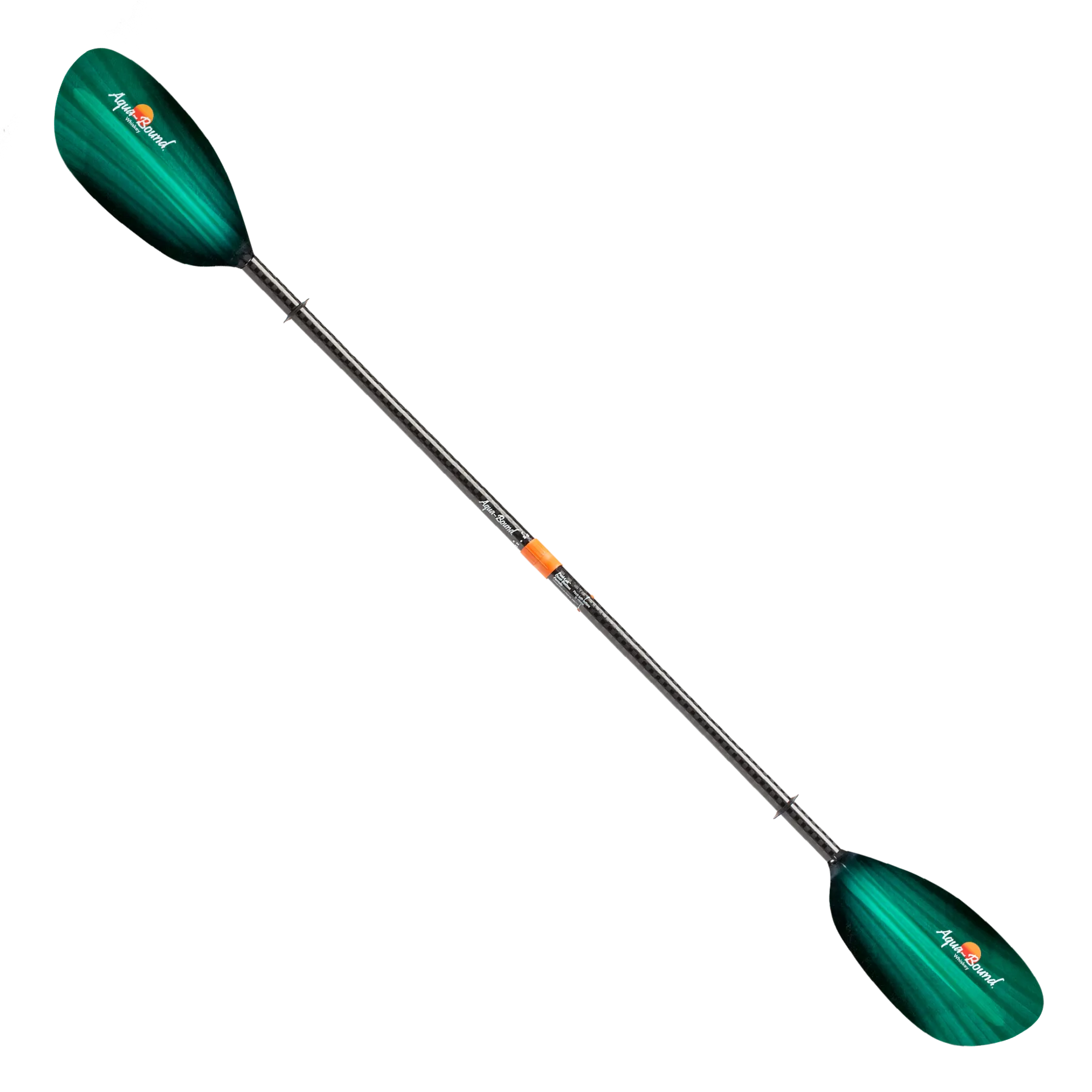 Aqua-Bound Whiskey Fiberglass Straight Shaft 2-Pc Posi-Lok - Sea Kayak Paddle