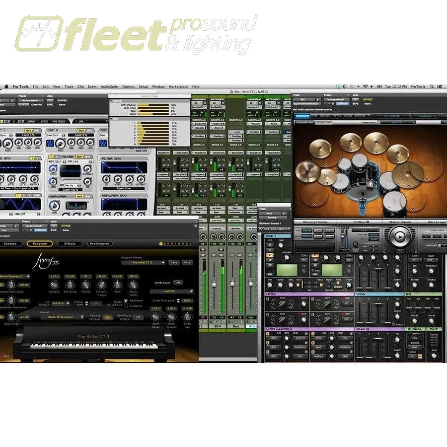 AVID PRO TOOLS DIGITAL AUDIO WORKSTATION SOFTWARE