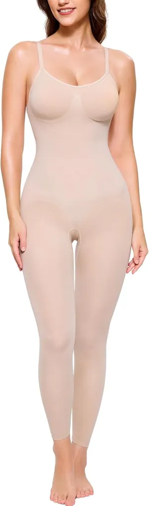 BRABIC Tummy Control Shapewear for Women Compression Leggings Full Body Seamless Faja Body Shaper Bodysuit