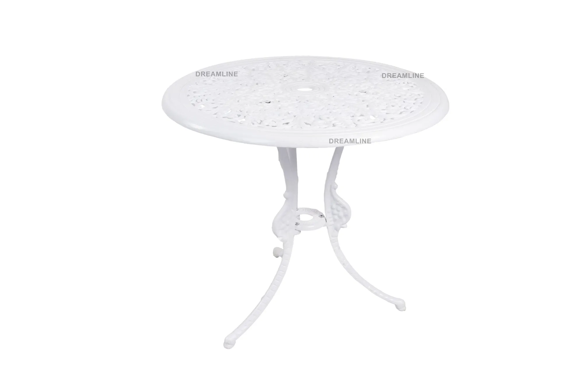Clux Cast Aluminium Garden Patio Seating 3 Chair and 1 Table Set
