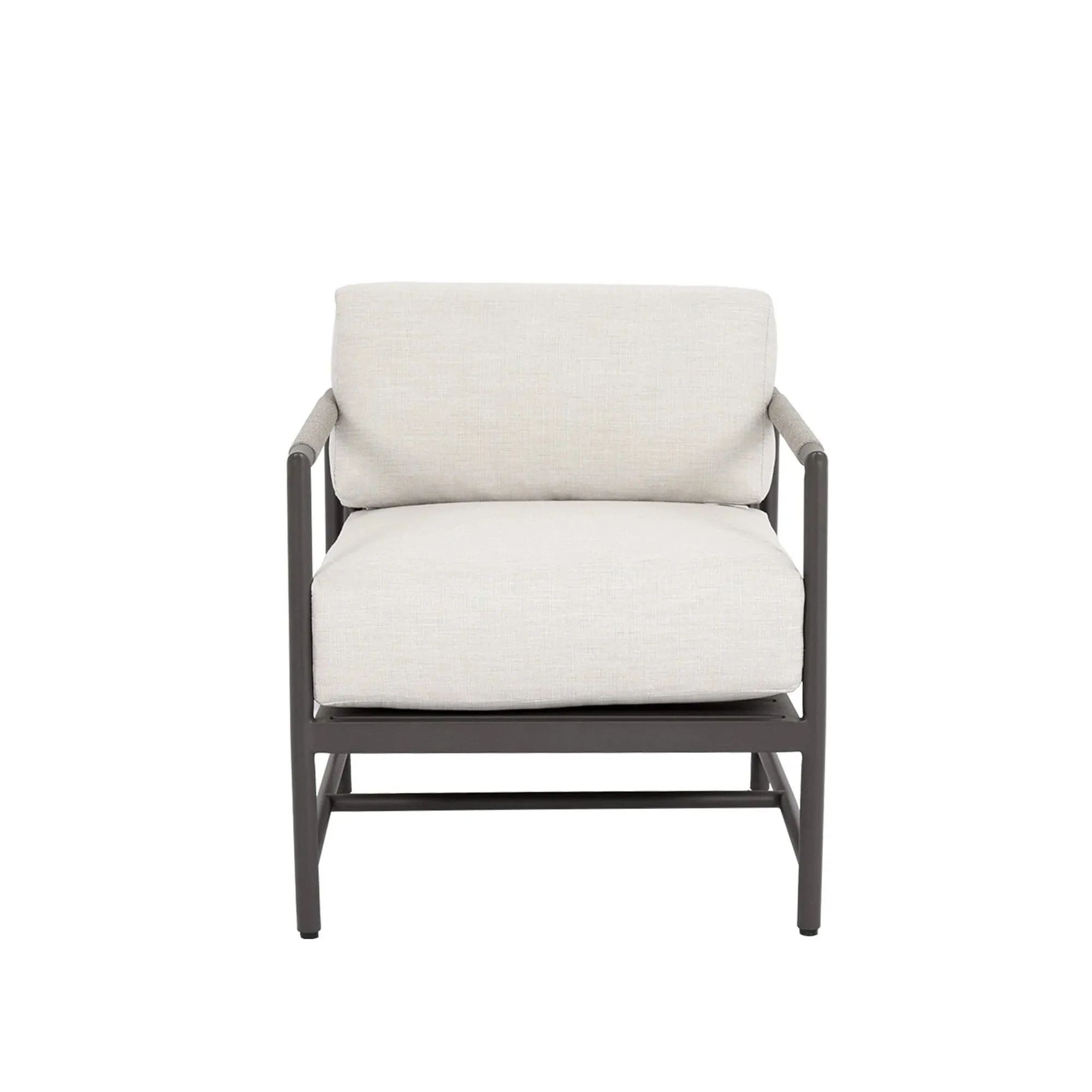 Cyst Outdoor Patio Seating Set 2 Chairs and 1 Table Set (Grey) Braided & Rope