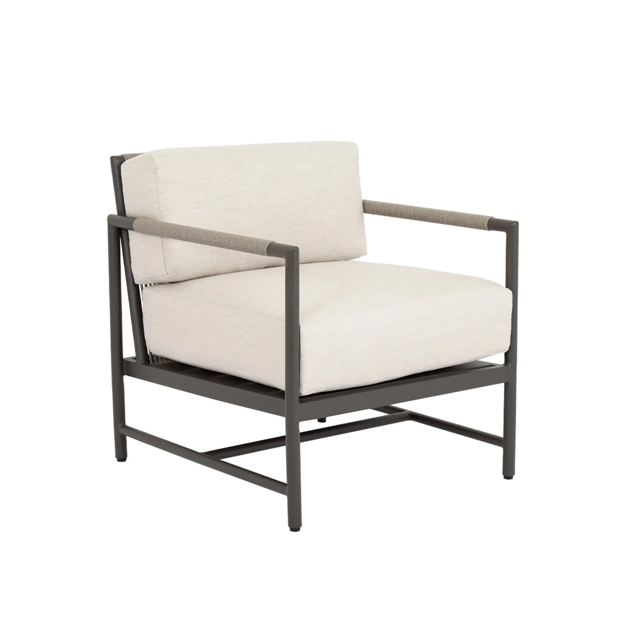 Cyst Outdoor Patio Seating Set 2 Chairs and 1 Table Set (Grey) Braided & Rope