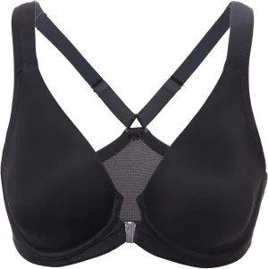 DELIMIRA Women's Front Closure Racerback Bras Plunge Unlined Underwire Full Coverage Seamless Bra B-H Cups