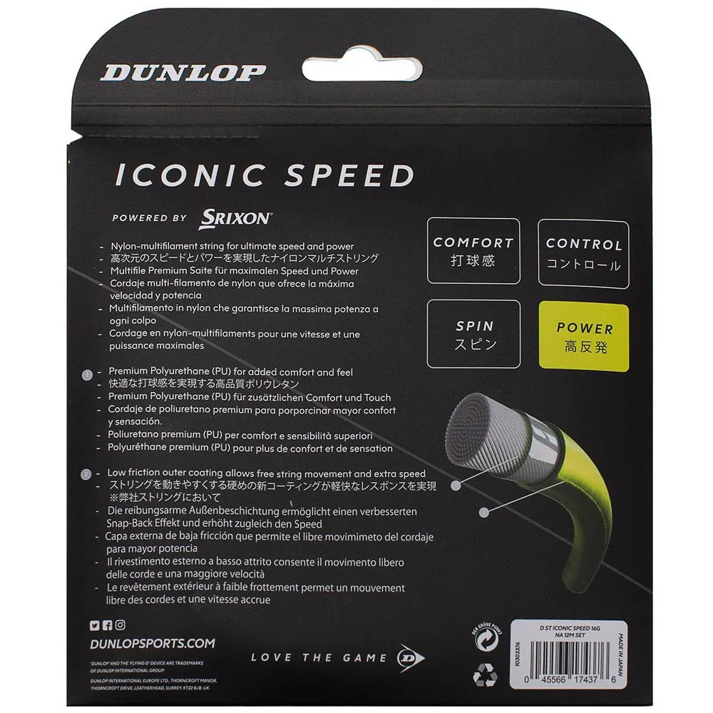 Dunlop Iconic Speed - String Set