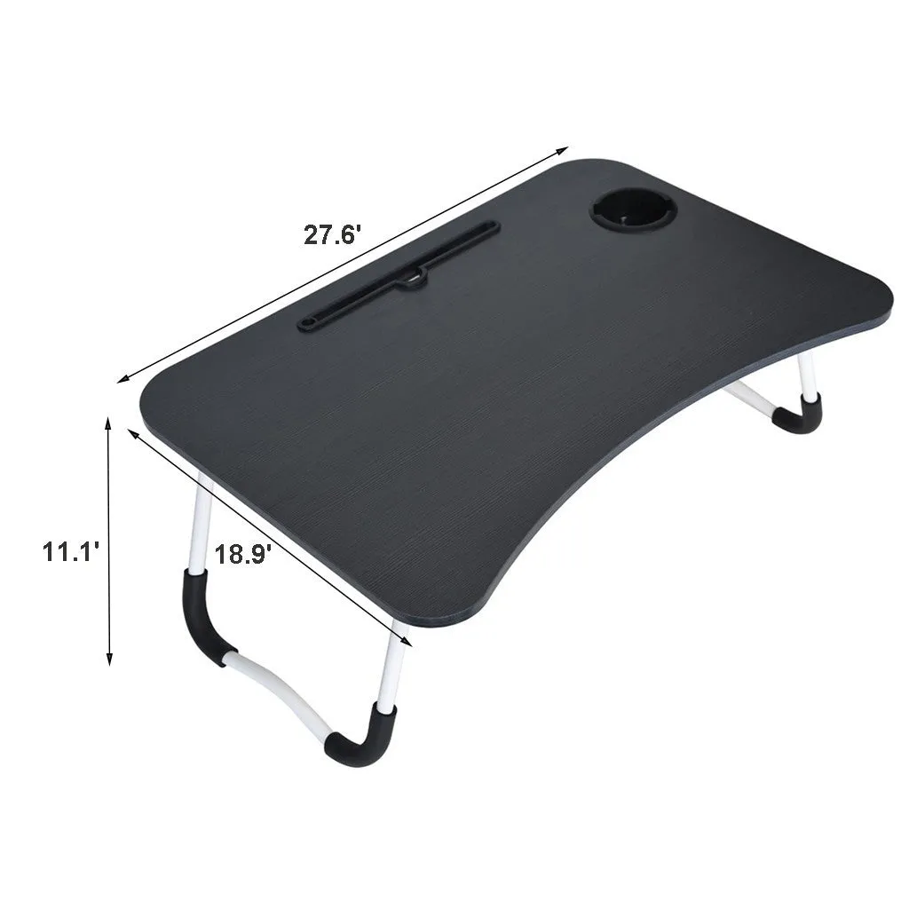 Foldable Portable Stand ergonomically designed curved riser Table Small Desk, Breakfast Tray