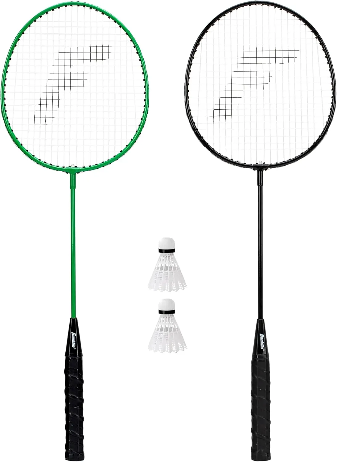 Franklin Sports Badminton Racket   Birdie Set - Replacement Badminton Equipment for Kids   Adults - 2 Player - 4 Player Badminton Racket Sets