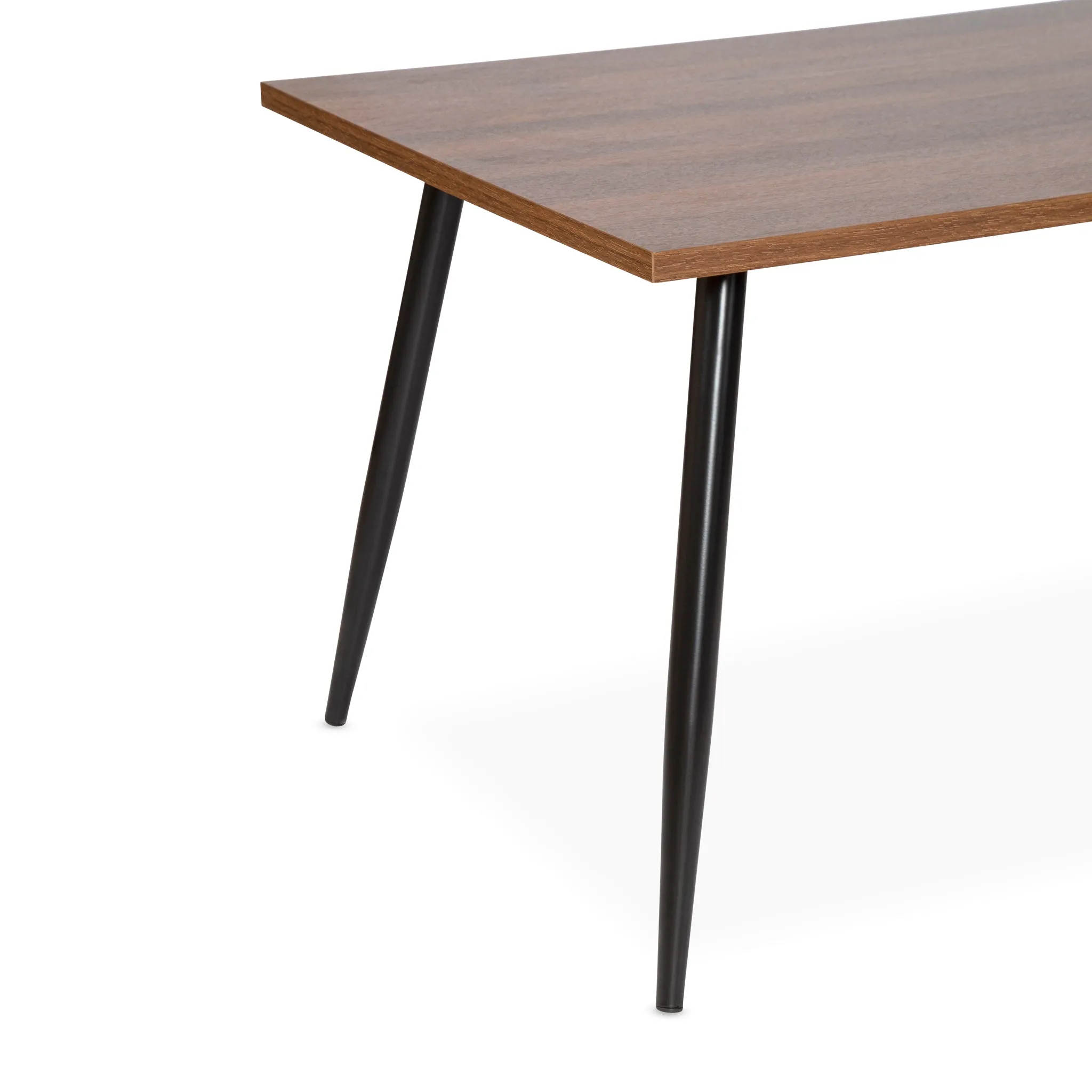 Mid Century Modern Style Walnut Coffee Table and 2 Side Table Set