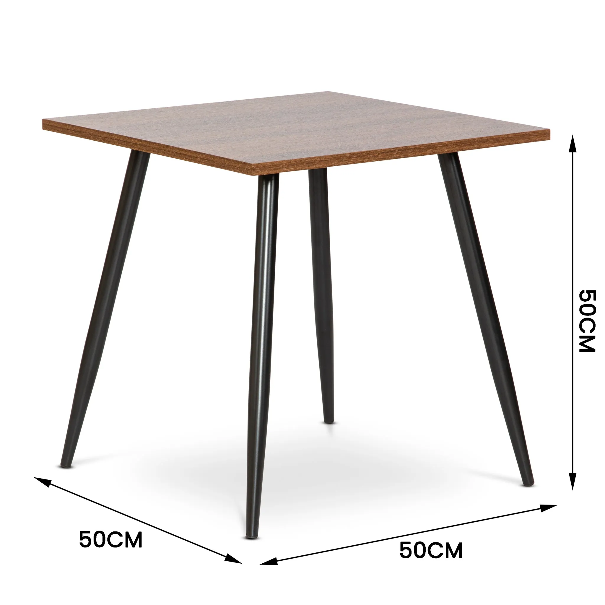 Mid Century Modern Style Walnut Coffee Table and 2 Side Table Set