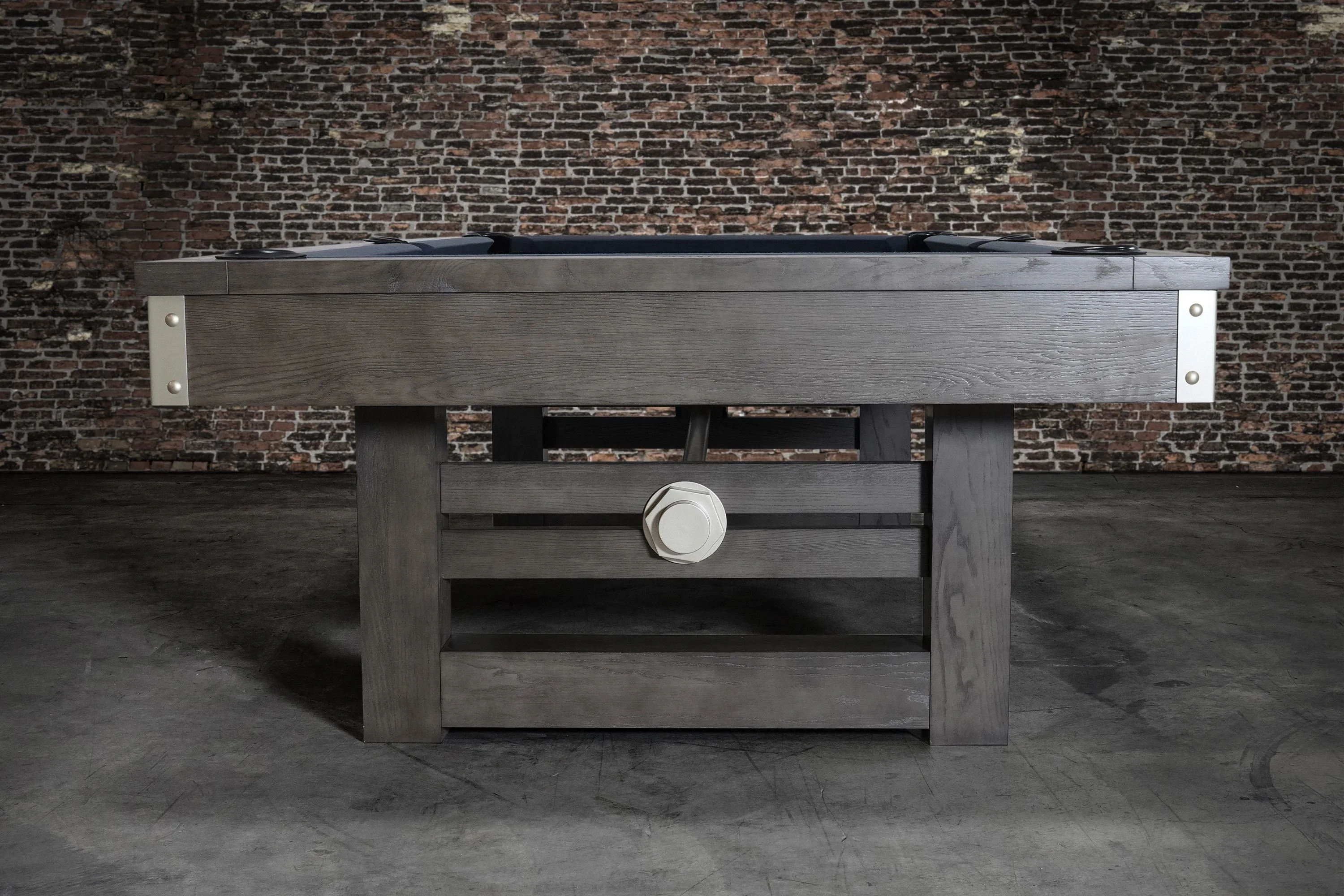 Nixon Bryant 8' Slate Pool Table in Grayson Grey Finish w/ Dining Top Option