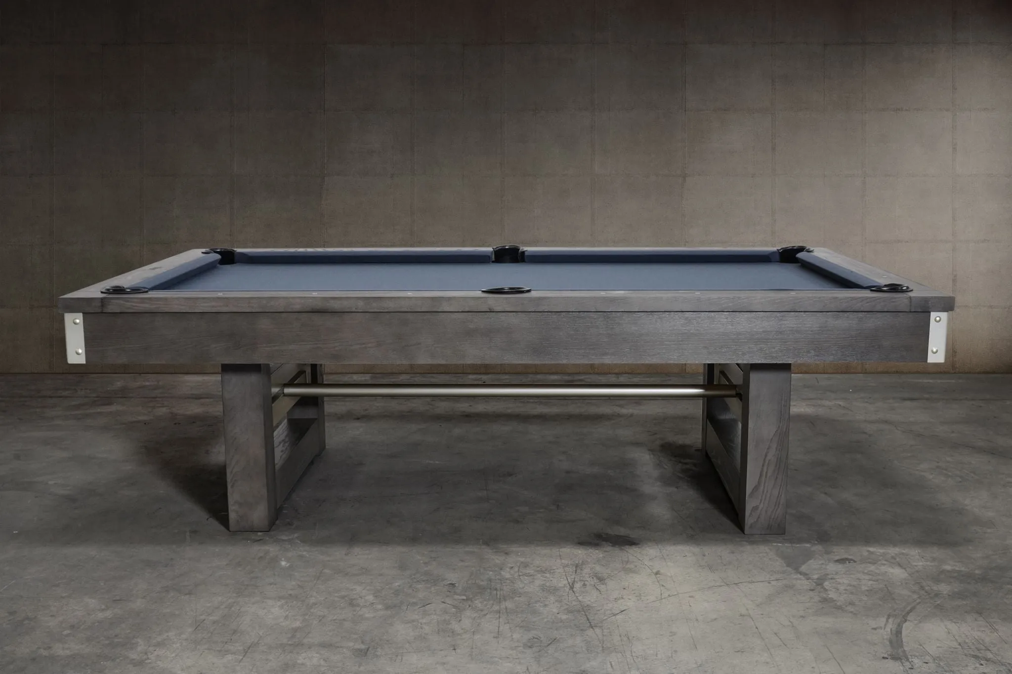 Nixon Bryant 8' Slate Pool Table in Grayson Grey Finish w/ Dining Top Option