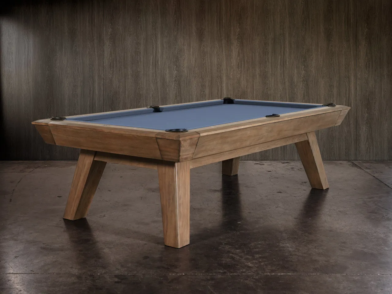 Nixon Desyn 8' Slate Pool Table in Walnut Finish w/ Dining Top Option