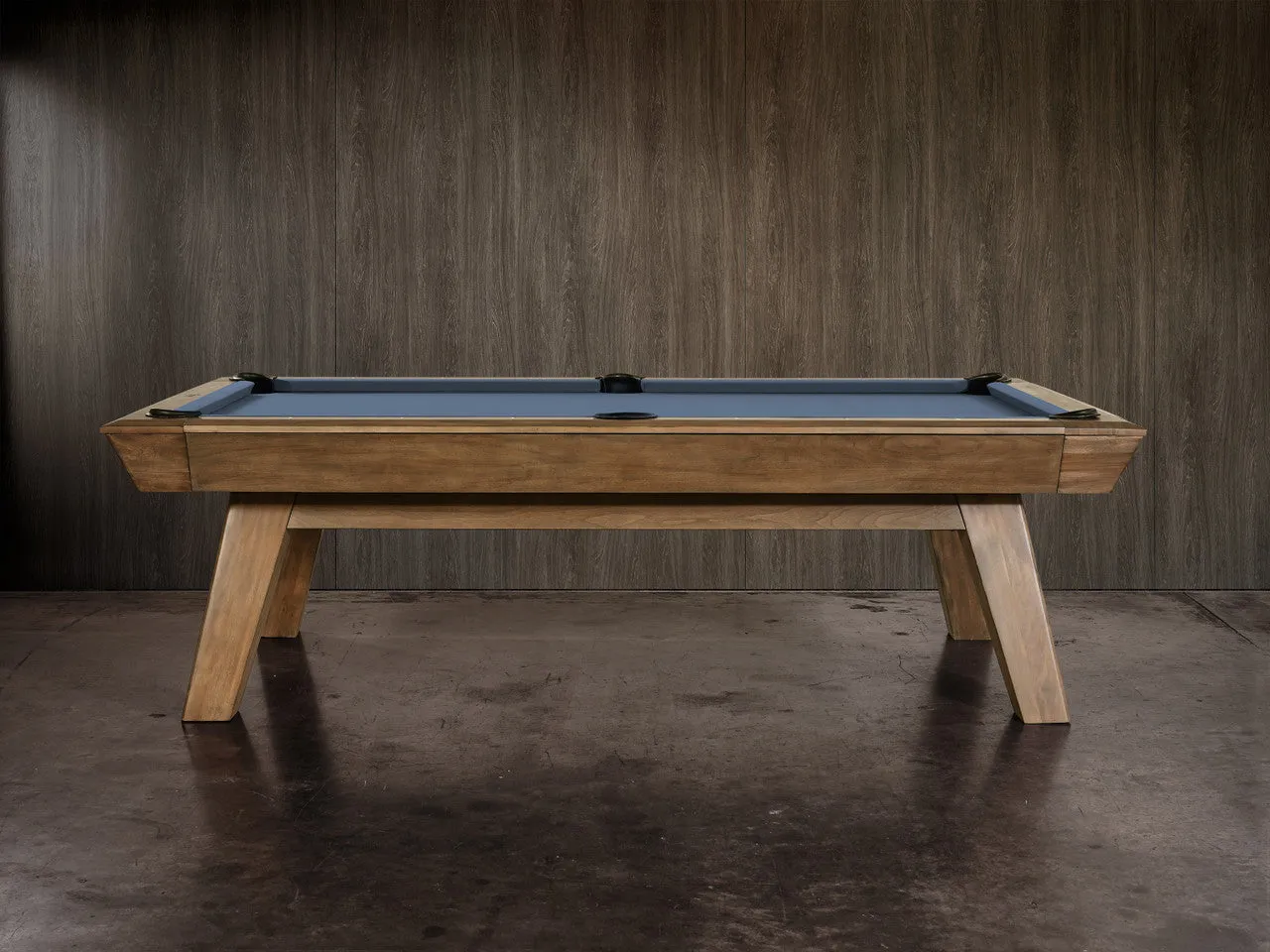 Nixon Desyn 8' Slate Pool Table in Walnut Finish w/ Dining Top Option