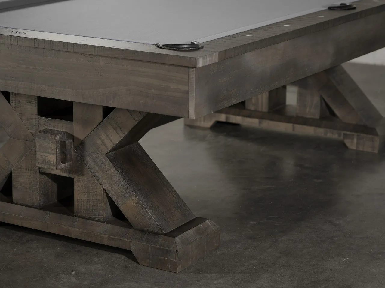 Nixon Jasper 7' Slate Pool Table in Weathered Slate Finish w/ Dining Top Option