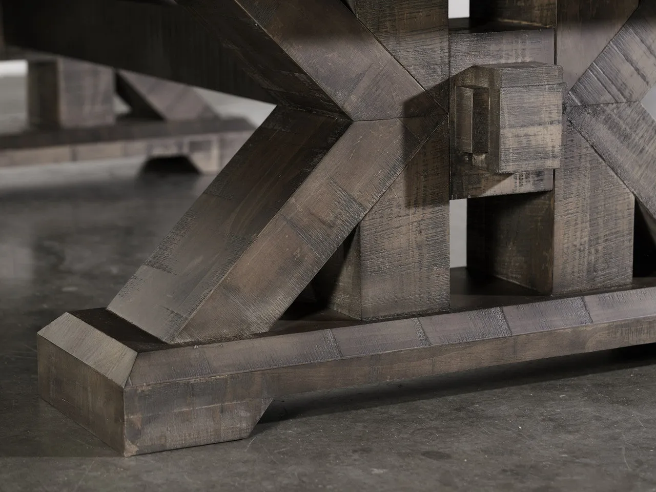 Nixon Jasper 8' Slate Pool Table in Weathered Slate Finish w/ Dining Top Option