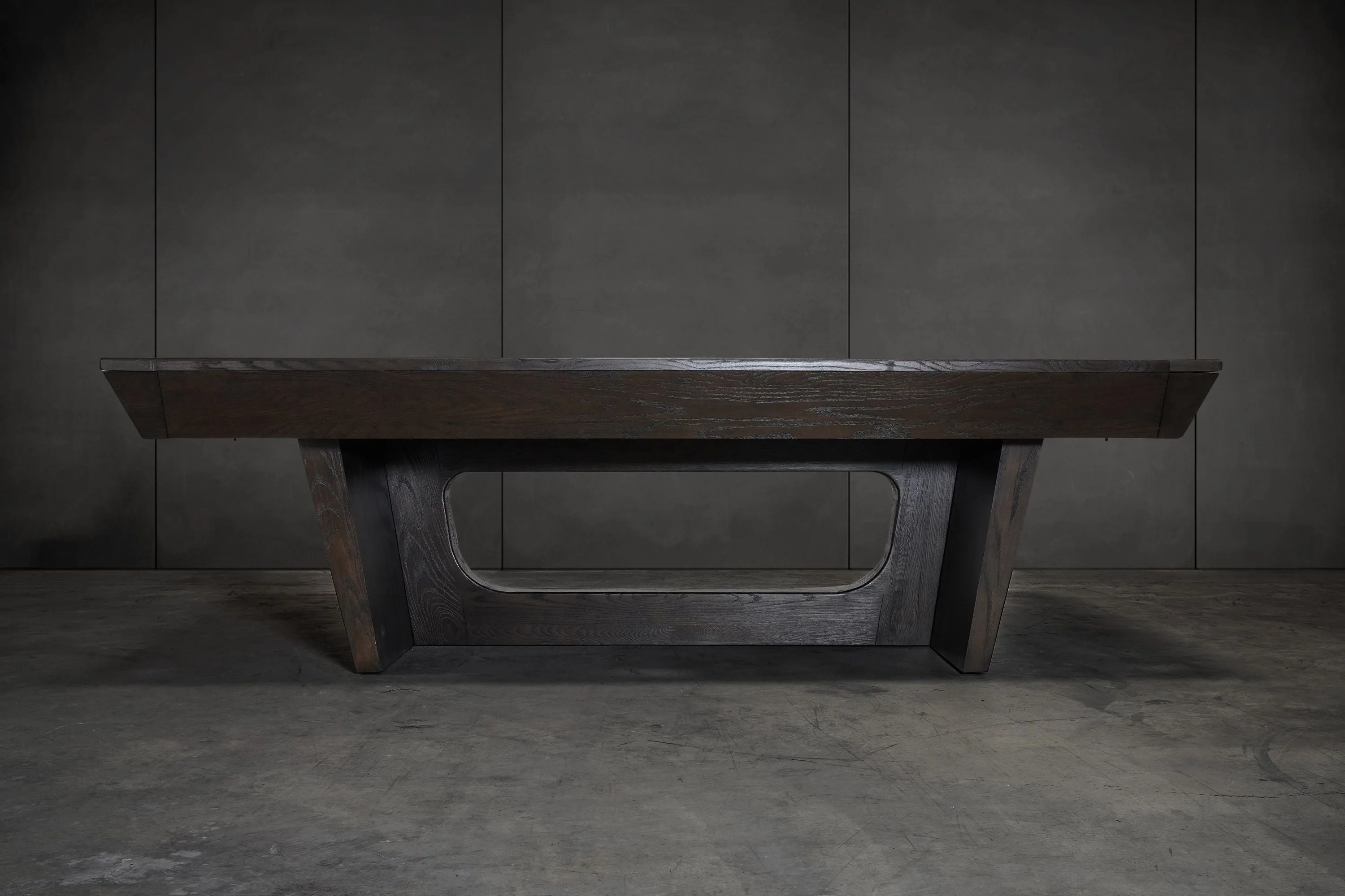 Nixon KAI 8' Slate Pool Table in Waxed Brown Finish w/ Dining Top Option
