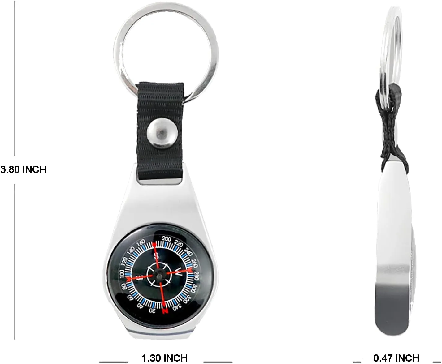 Pocket Compass, Hiking Compass for Survival  Waterproof Durable