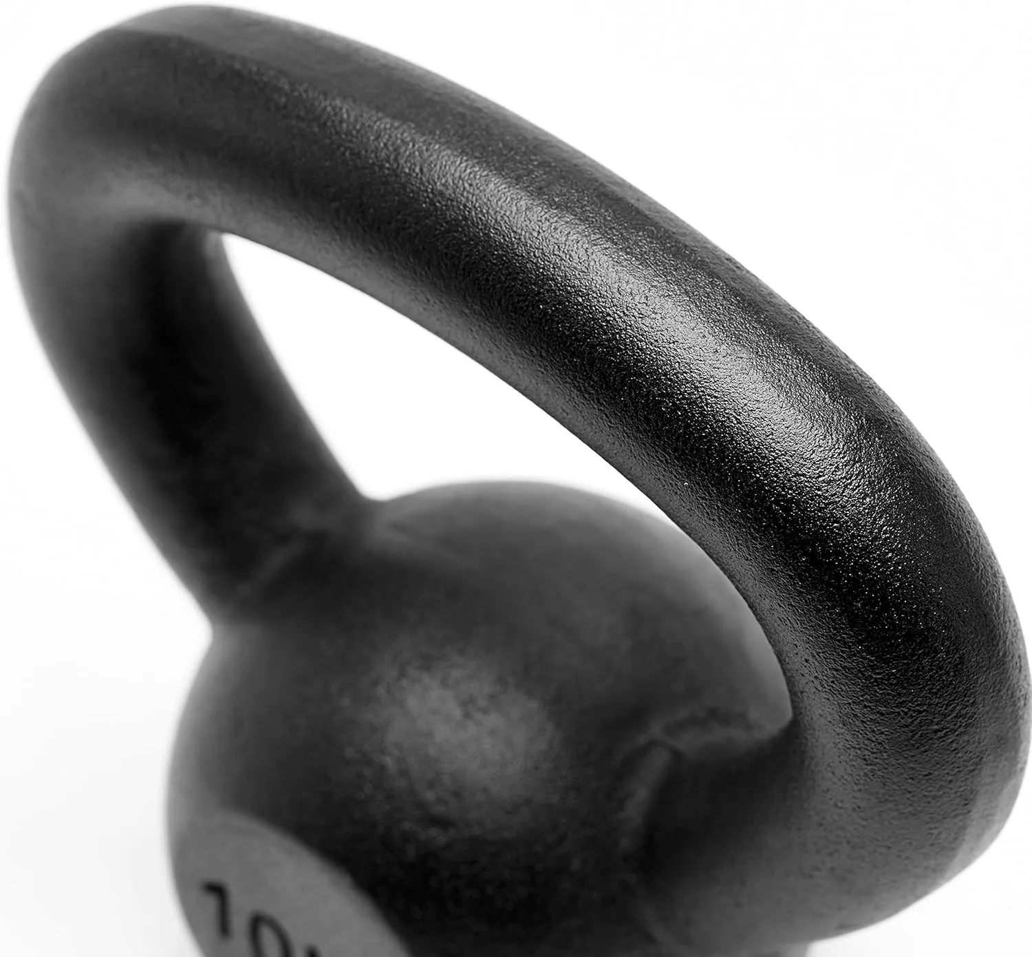Premium Powder Coated Solid Cast Iron Kettlebell Weights 5, 10, 15, 20, 25, 30, 35, 40, 45 lbs