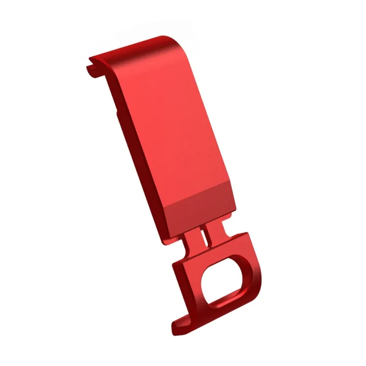 PULUZ Metal Battery Side Interface Cover for GoPro HERO13 Black /12 Black /11 Black /10 Black /9 Black(Red)