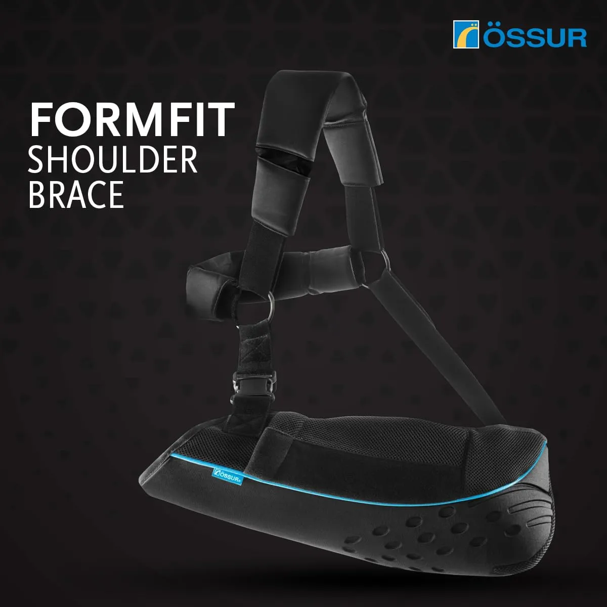 ssur Formfit Shoulder Brace with Abduction - Adjustable Support for Injury Recovery, Rotator Cuff, Labrum Tear, & Pain Relief - Orthopedic Solution for Men & Women - Shoulder Stabilizer (Regular)