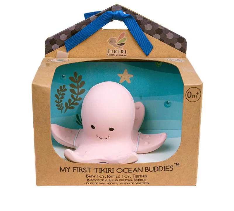 Tikiri Rubber Teether - Octopus
